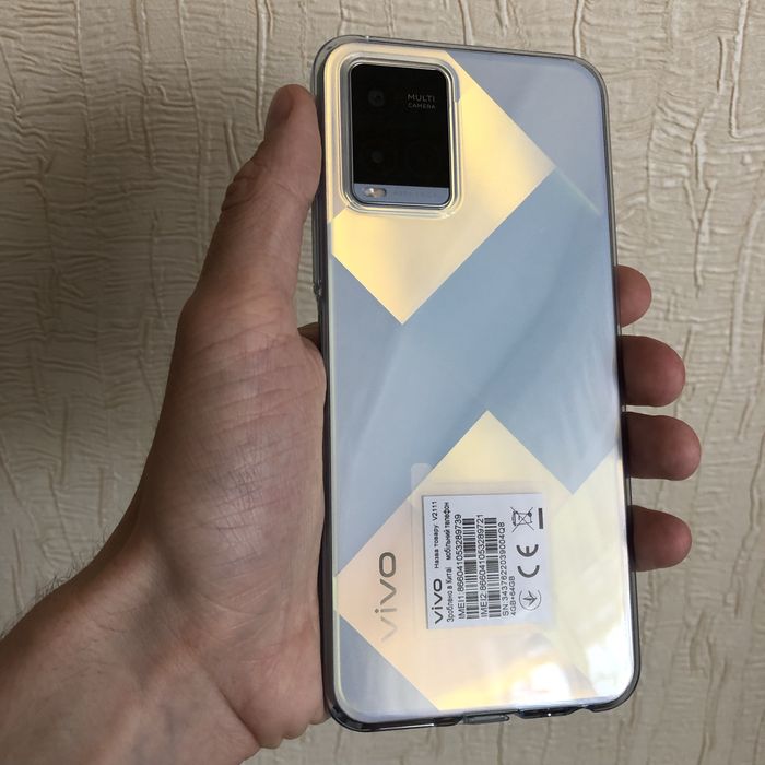 Телефон Vivo Y21 4/64GB Metallic Blue