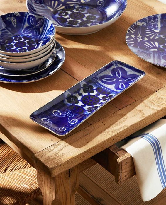 Travessa Efeito Azulejo Zara Home NOVO