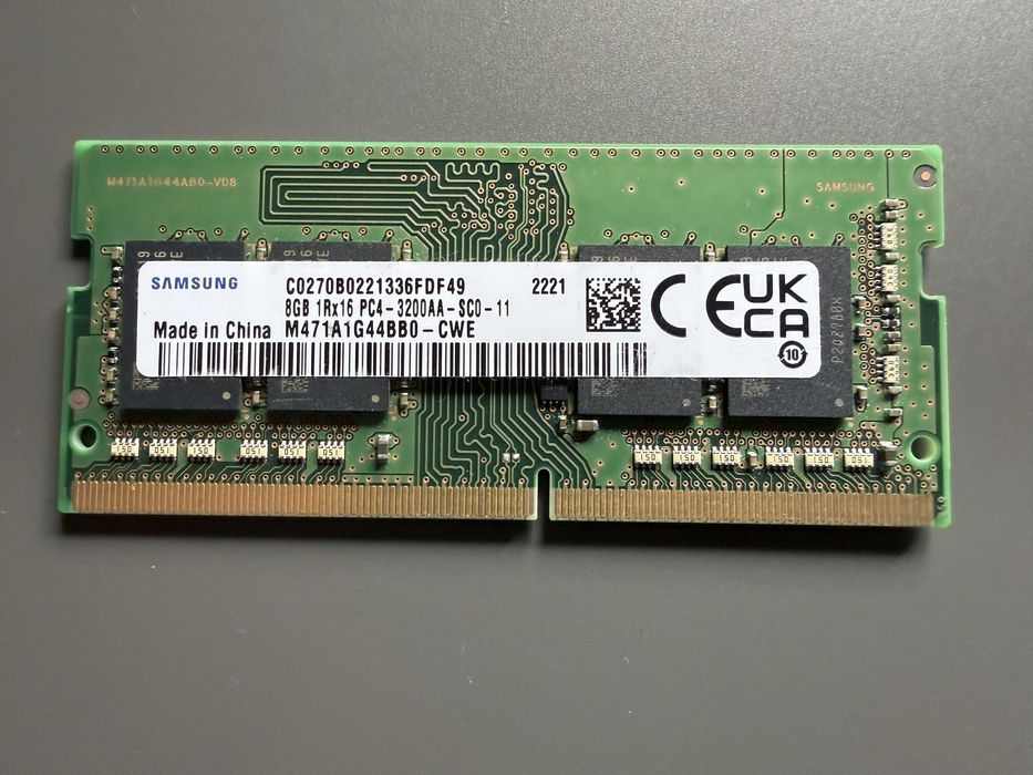 Memória RAM Samsung 8GB DDR4 3200MHz (SO-DIMM)