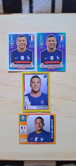 Cromos Kylian Mbappe da Panini