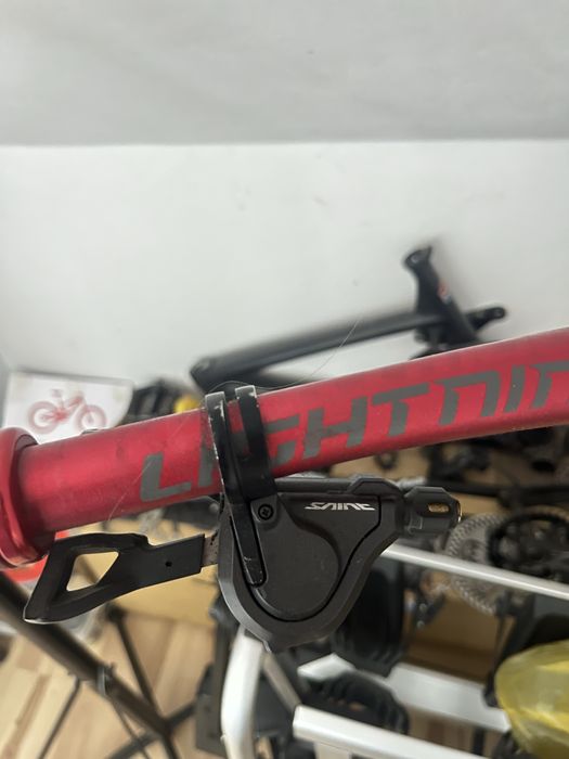 przerzutka +manetka shimano saint