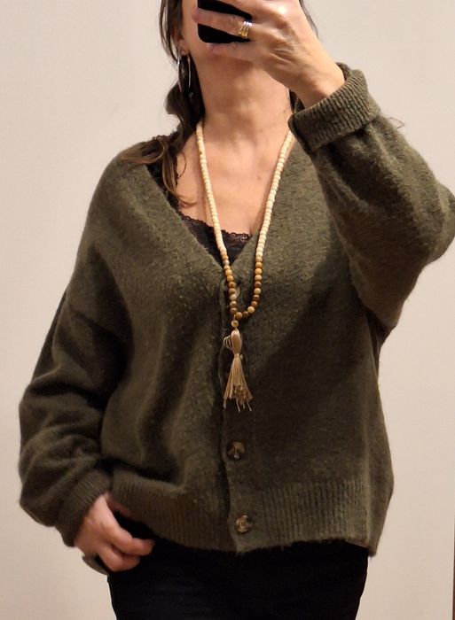 Mango sweter z wełną z alpaki  40 42