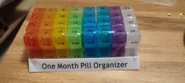 Organizer na Leki Miesięczny