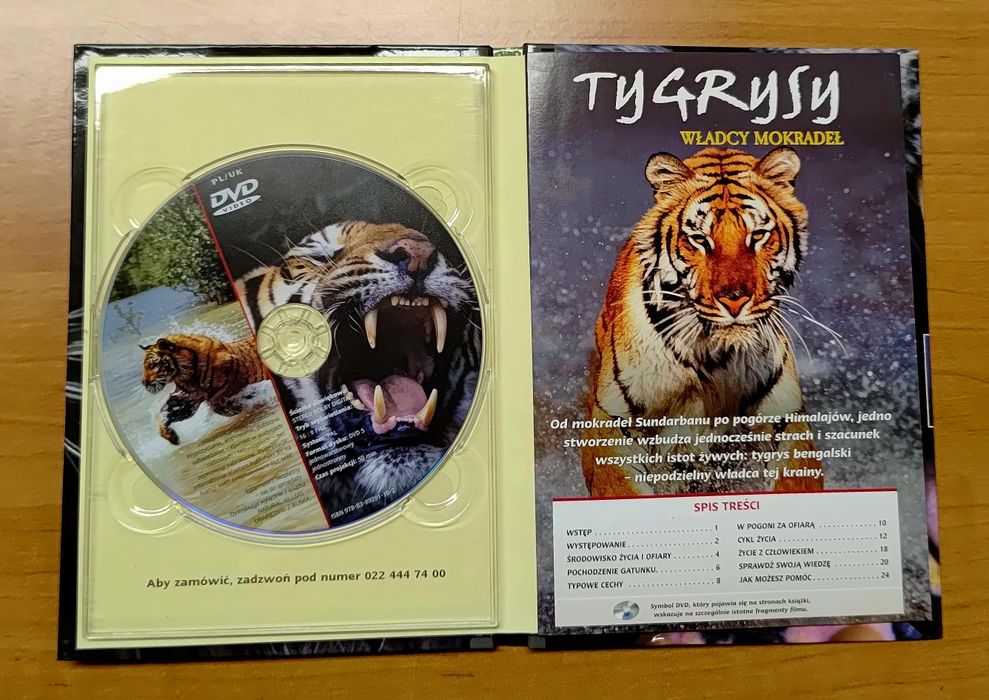 Film DVD " Tygrysy władcy mokradeł".