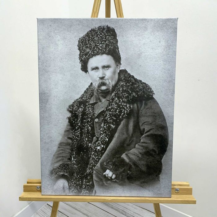Тарас Шевченко, Кобзар, фотопортрет, постер, картина на полотні