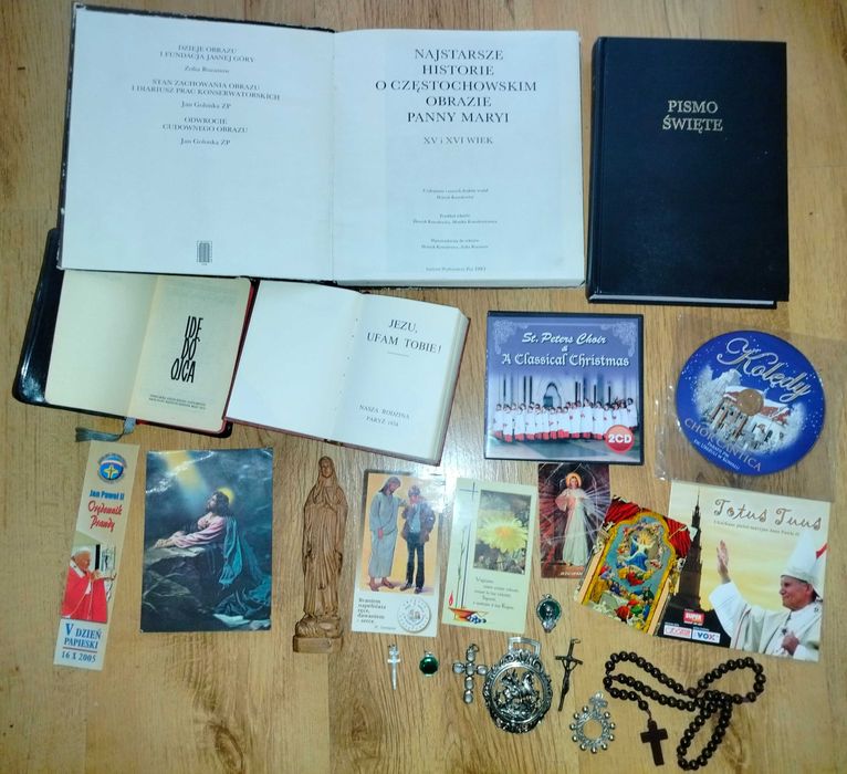 Pismo Święte, albumy, płyty CD i dewocjonalia
