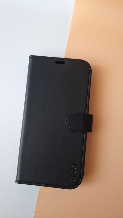 Etui Portfelowe TUCCH do IPhone 15 Pro Max 6,7 czarny, RFID