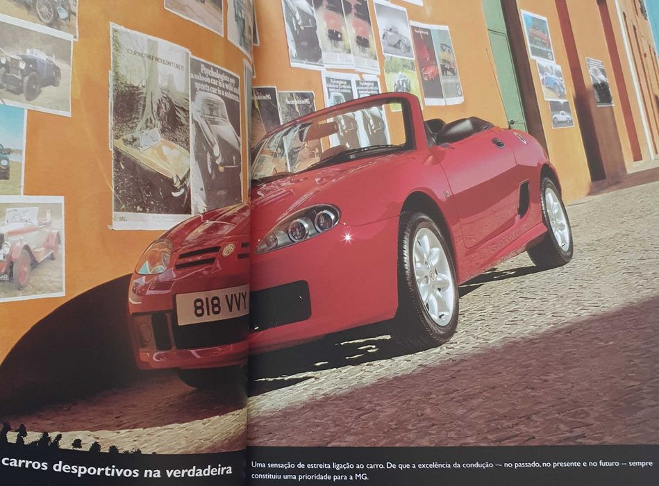 Catálogo automóvel MG TF - 2002 - Portugal