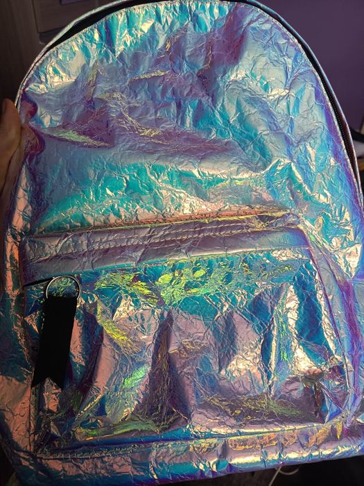 Plecak holo holograficzny Zalando half price nowy torba