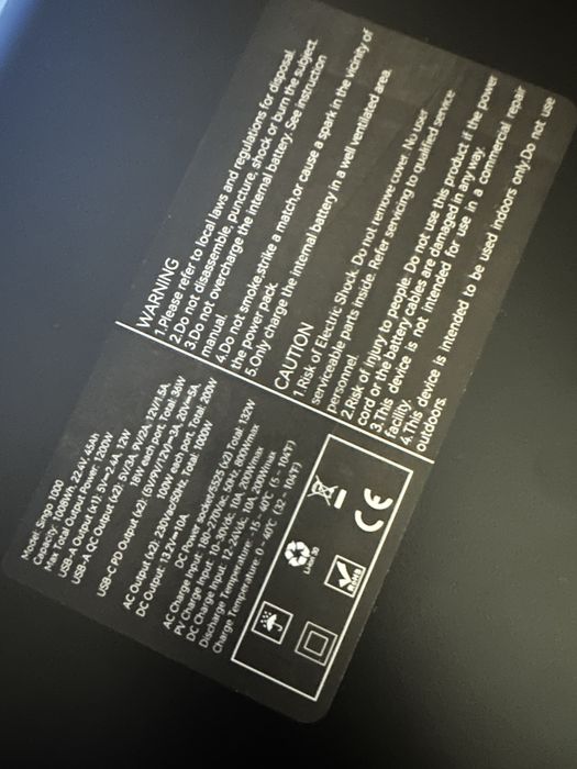 НОВА Зарядна станція Singo 1200Вт не Ecoflow