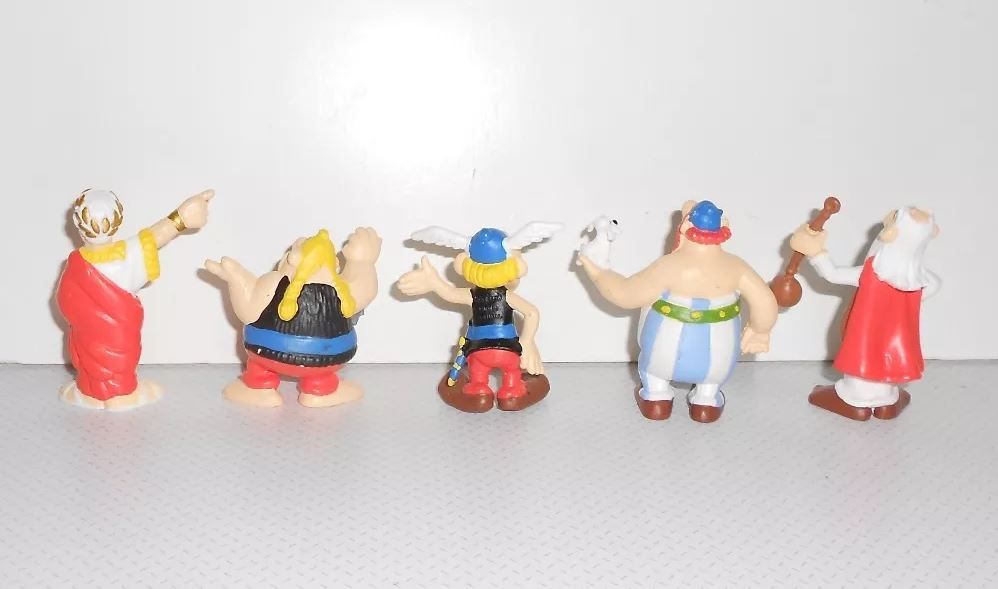 Coleção completa boneco figuras pvc Asterix - Maia Borges