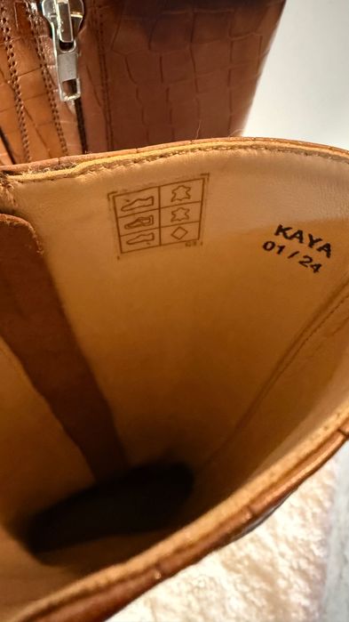 NOWE Kozaki skórzane 38 Melvin Hamilton brązowe damskie