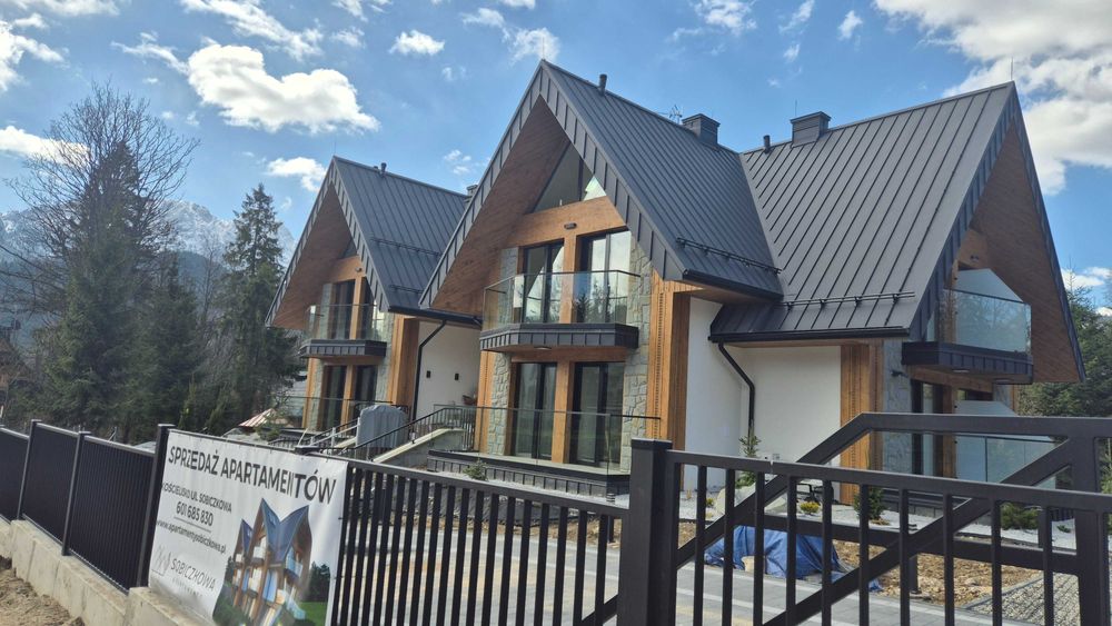 Kościelisko nowa inwestycja 45,93m + 61m+ogródek (budynek  odebrany  przez  PINB)