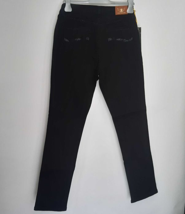 Calças Ganga Senhora Pretas More Blue Jeans Novas 44