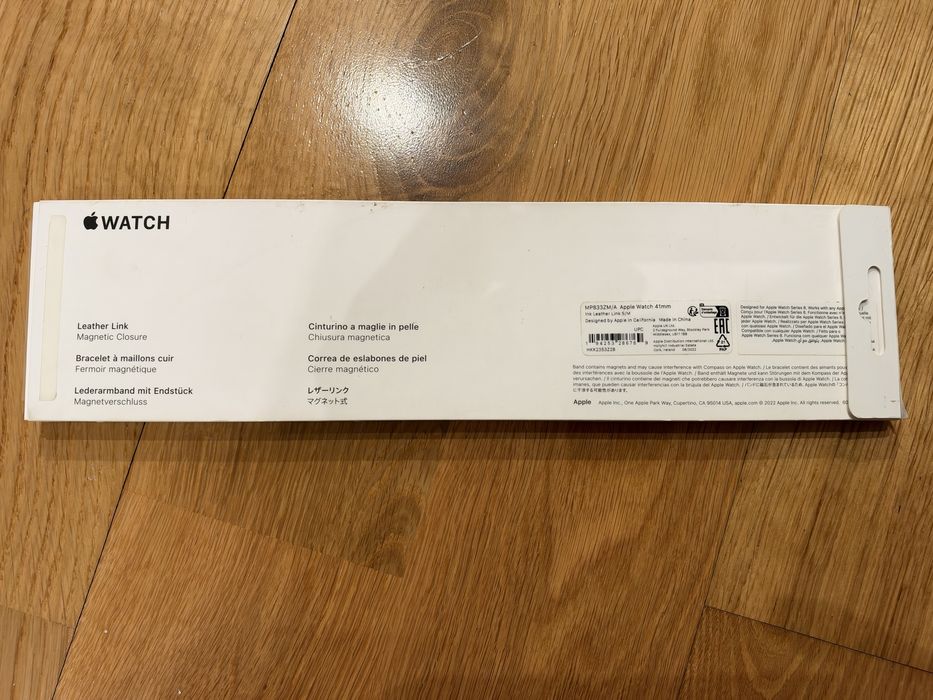 Bracelete Apple Watch Leather Link