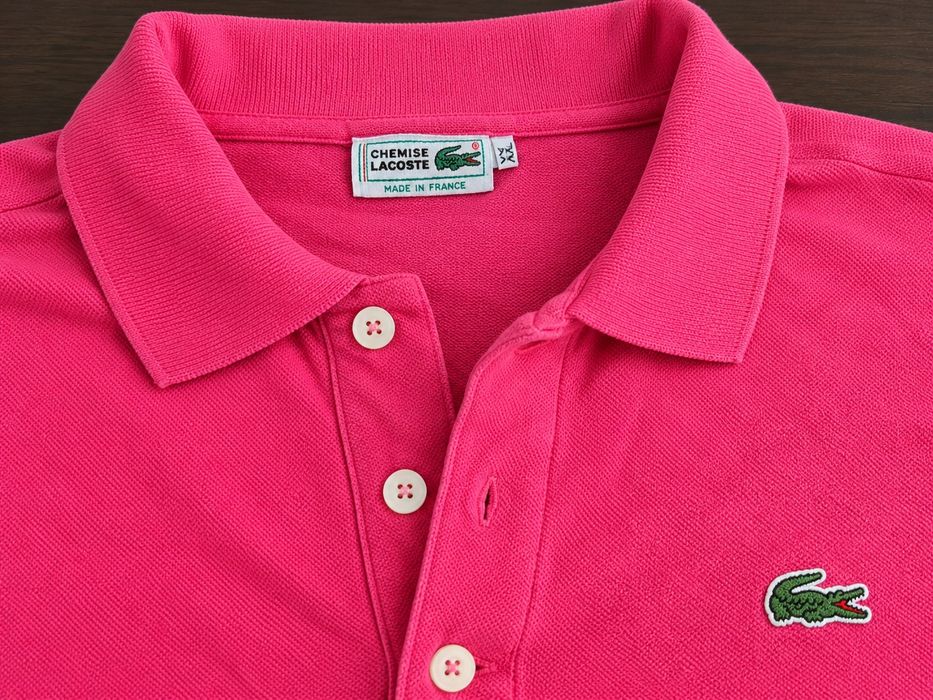 Футболка поло Lacoste XXL, рожевого кольору