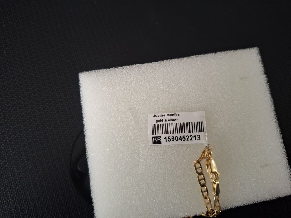 Nowy złoty łańcuszek, splot gucci, waga 5,39g,  próba 333,