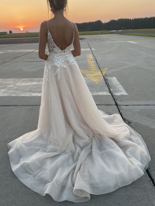 Suknia ślubna Kayli capuccino Sofia Rein XS- 165 cm (regulowana)