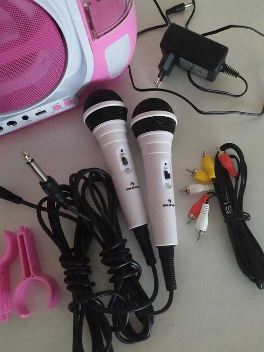 Zestaw karaoke Auna Led Głośnik