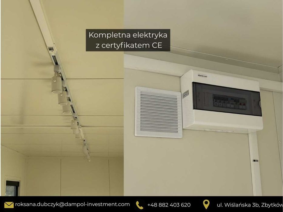 Nowoczesny pawilon / kontener 6×3 – przestrzeń dla Twojego biznesu