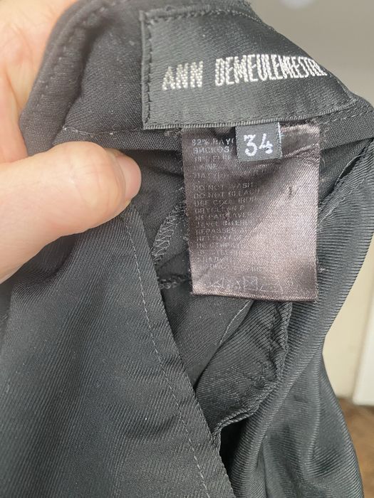 Ann demeulemeester брюки 34(xs)