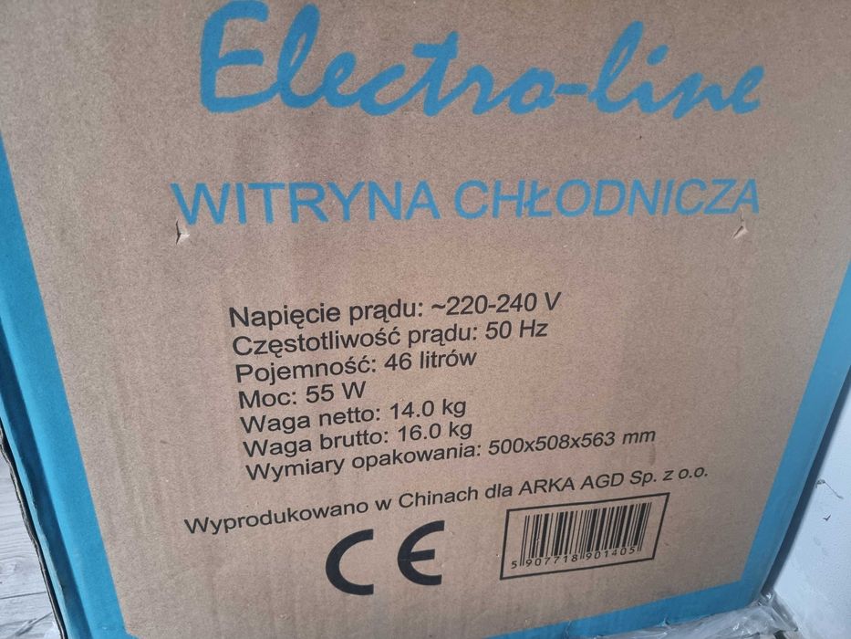 Unikatowa witryna chłodnicza.