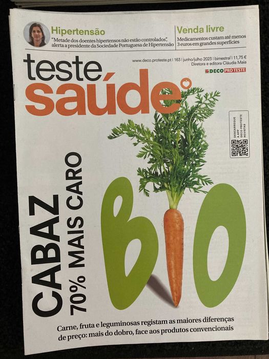 41 revistas Pro Teste, Teste Saúde e Dinheiro & Direitos