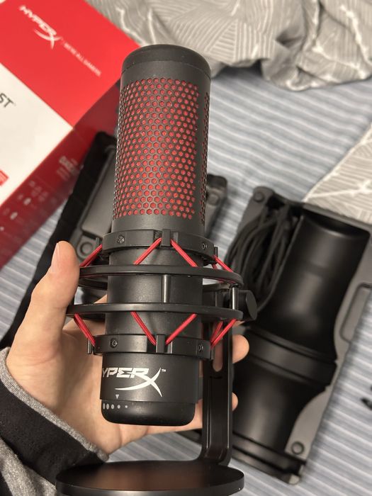 hyperx quadcast микрофон мікрофон хайпер ікс хайпер икс