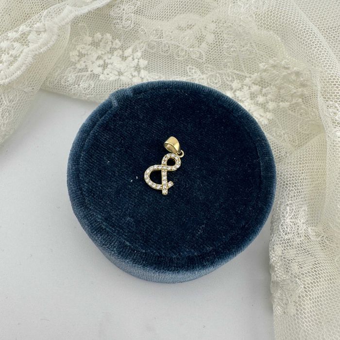 Złota Zawieszka 333 Znak Ampersand & z Cyrkoniami 0.70G | Odnowiona