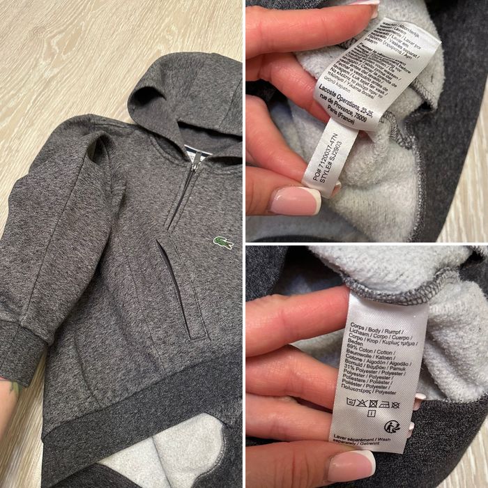 ‼️ спортивний костюм Lacoste 146 152 10 11 12 фліс теплий