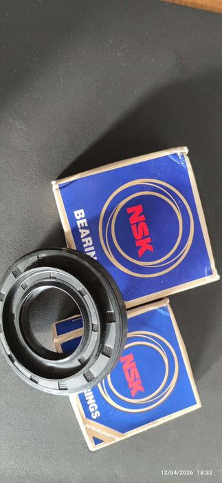 Kit de rolamentos + vedante para reparação de máquina de roupa