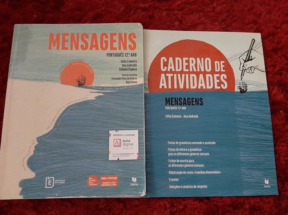 Manuais 12.ºAno, Inglês, Português