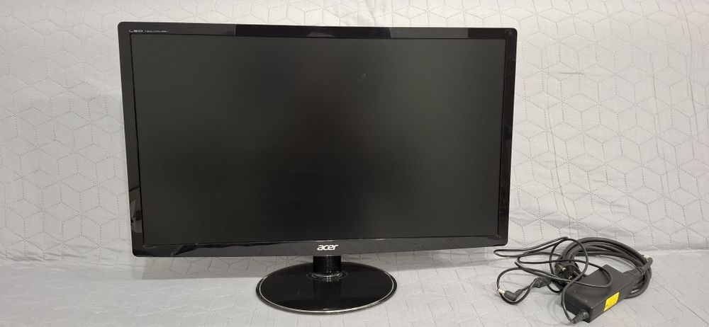 Monitor LCD komputerowy Acer S242HL HDMI DVI VGA zasilacz