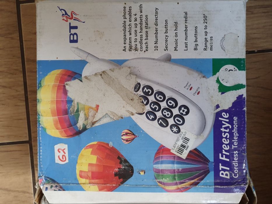 BT Freestyle 60 Bezprzewodowy telefon z dużymi przyciskami

Nowy