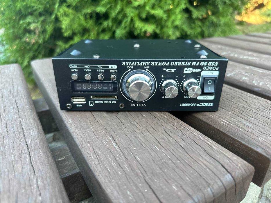 Підсилювач звуку в авто UKC Bluetooth 2x250W‼️ Ресивер 12V 220V