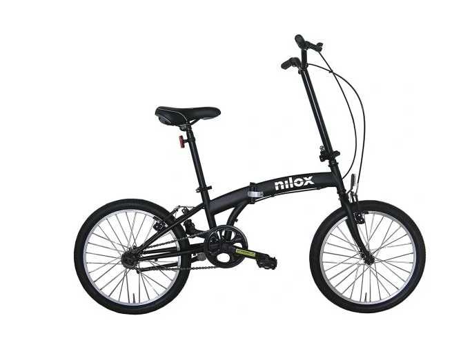 Używany Rower miejski składany Nilox X0 20 czarny 20" 12kg