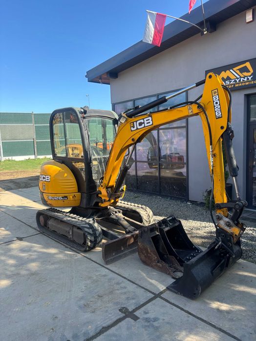 Minikoparka JCB8026 /2013r sprowadzona 2780kg JCB48Z-1,JCB8018,JCB19C1