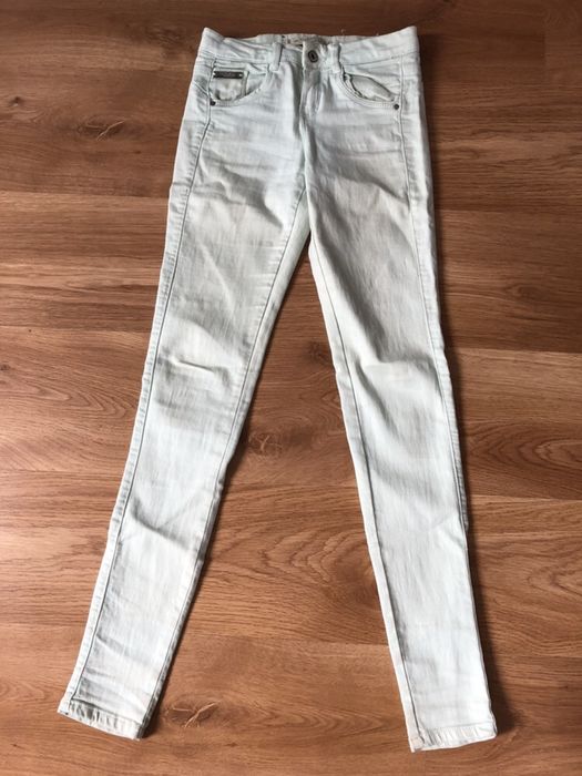 Miętowe rurki Bershka  rozm xs