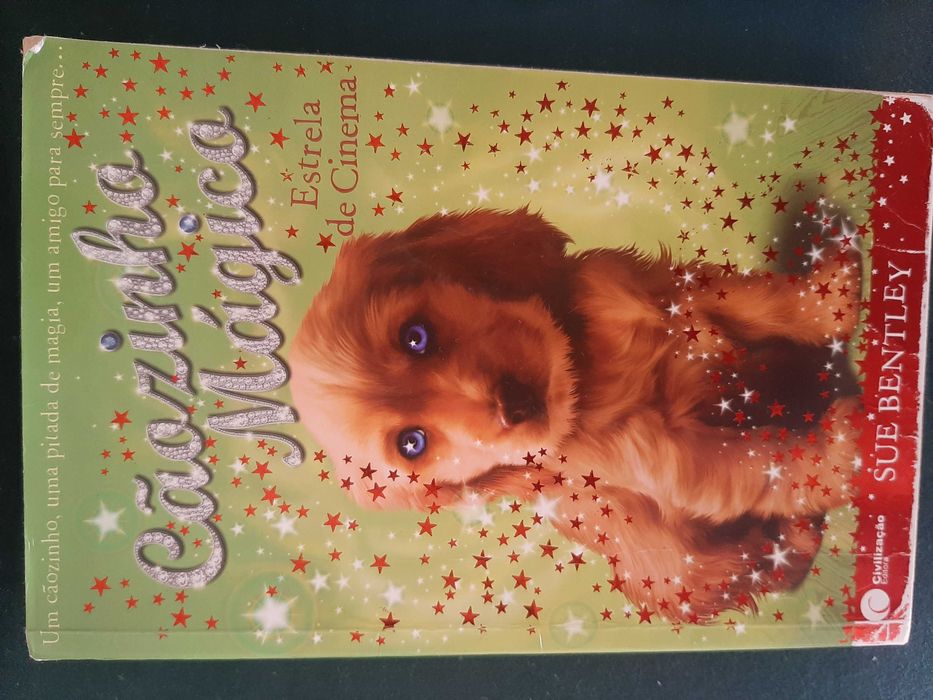 Livro infantil - Cãozinho mágico - Estrela de Cinema.