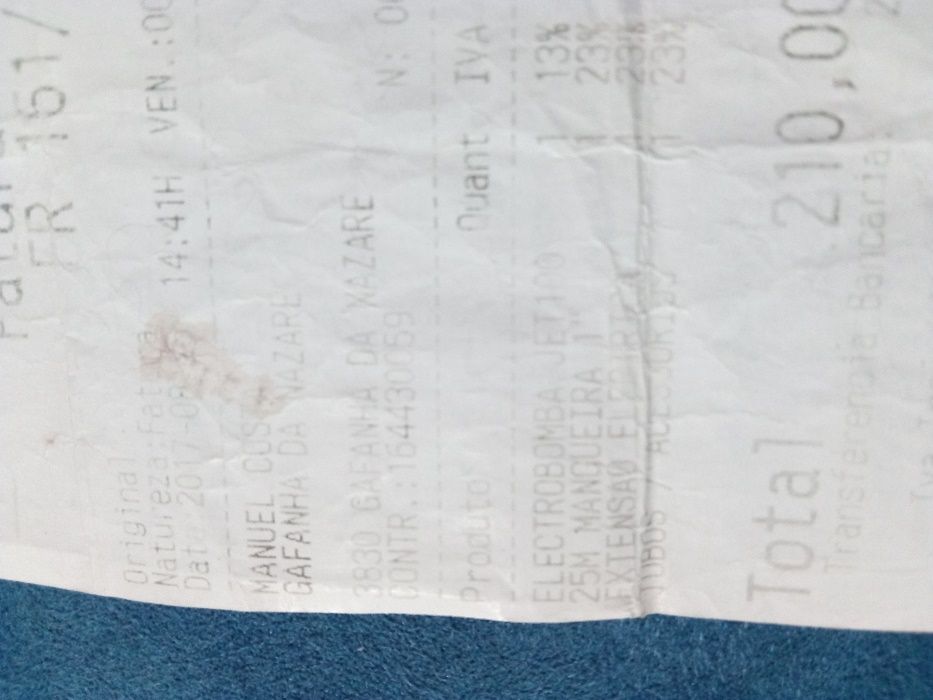 bomba de agua para exterior ou interior