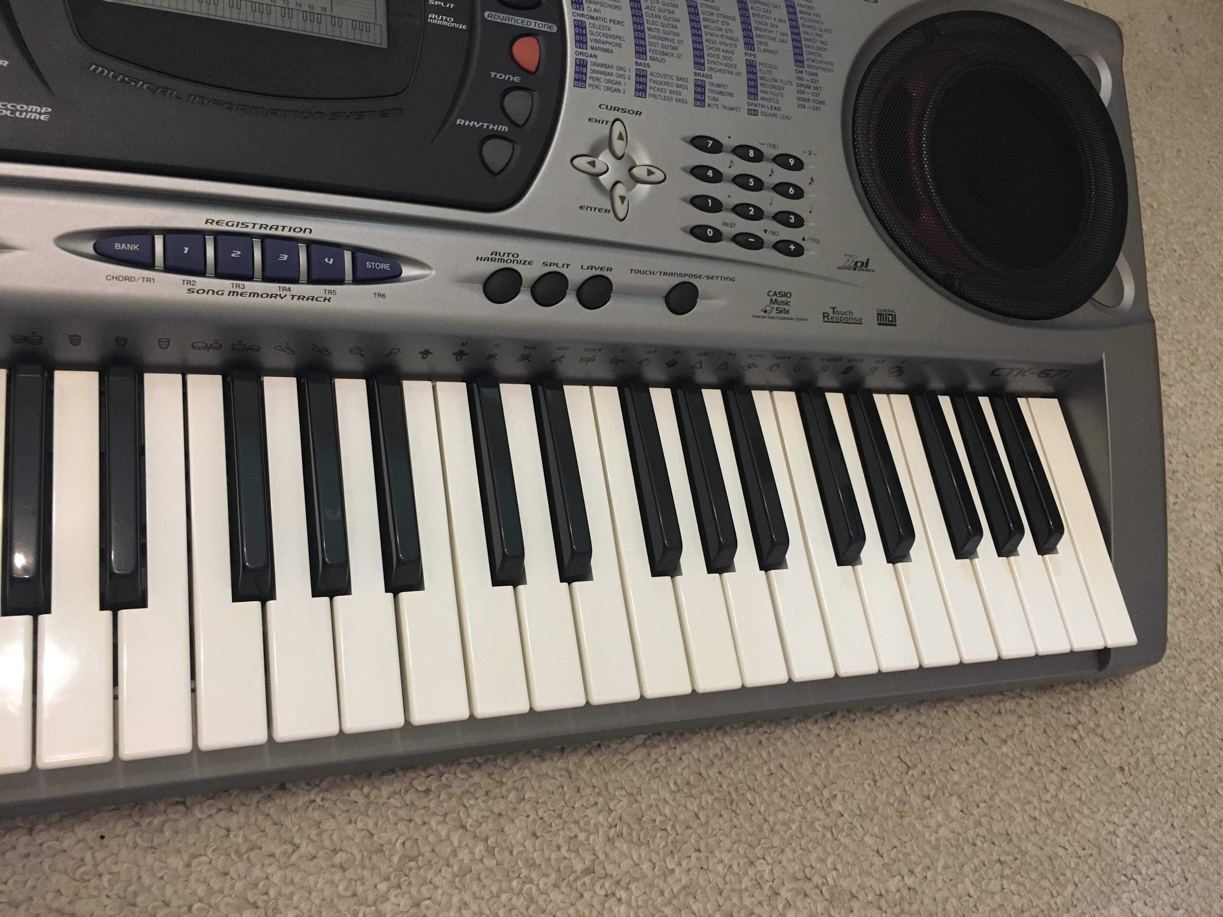 Casio CTK 671 9 750 . Olx