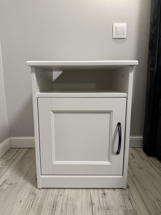 SONGESAND Ikea szafka stolik nocny biały (2 szt.)