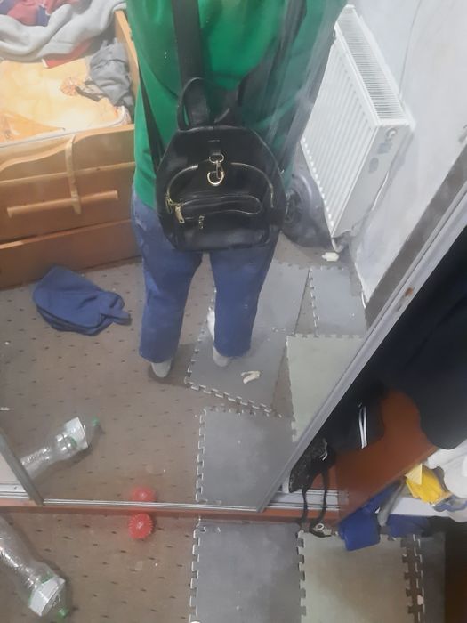 Сумка рюкзак кожа