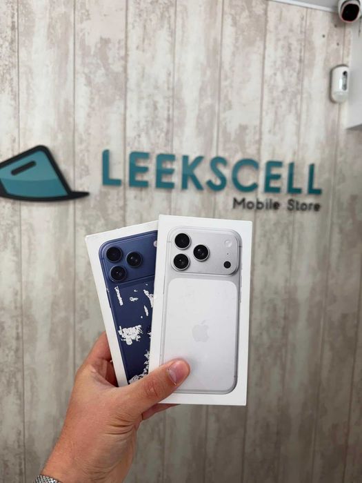 IPHONE 17 PRO - 256GB - BRANCO + AZUL - Novo, caixa aberta