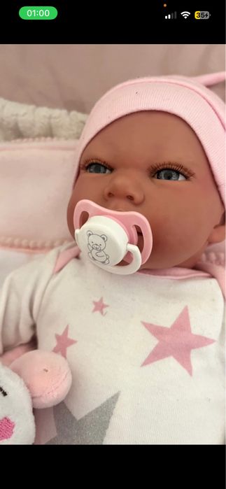 Boneca Reborn Rocío 40 cm - com Cobertor e Caixa