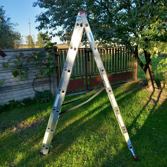 Drabina aluminiowa Krause 3x7 stopni