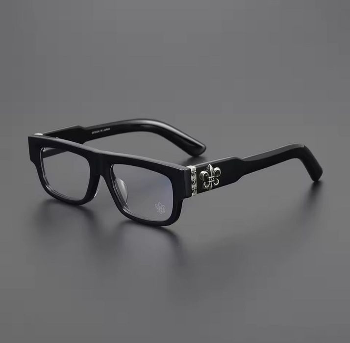 Окуляри Chrome Hearts  іміджеві оправа чоловіча жіноча унісекс чорна