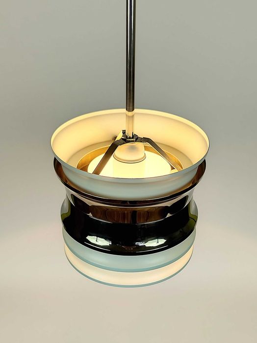 Lampa wisząca NRD (DDR) retro vintage PRL midcentury space age