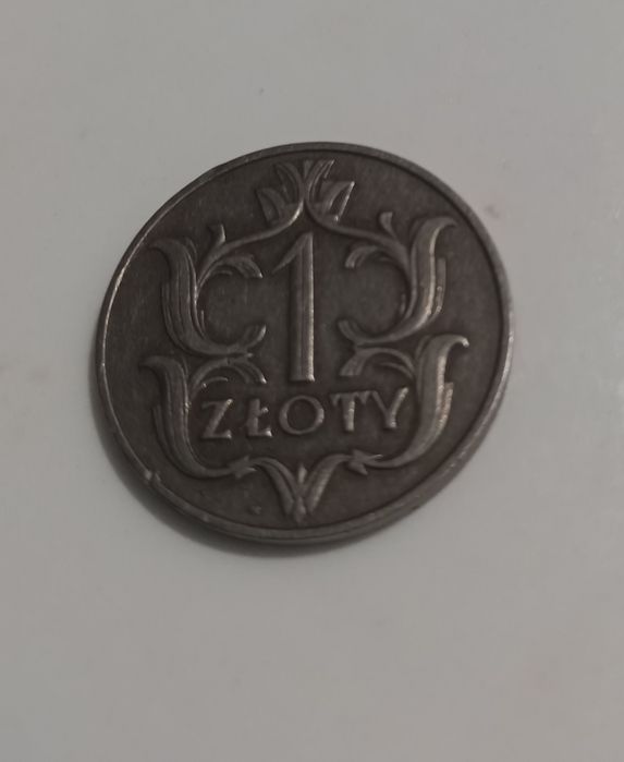 Монета 1 злотий 1929року