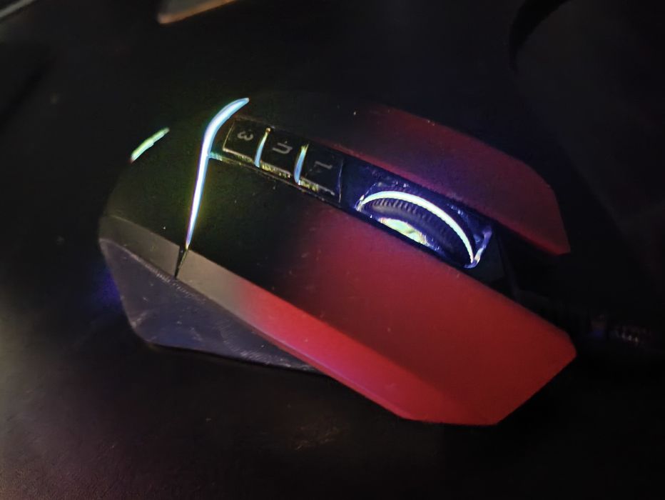 Ігрова мишка "A4Tech Bloody W60 Max USB Gradient Red"